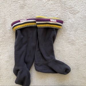 Hunter welly socks size M